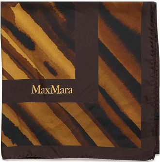 Max Mara Selim Printed Silk Shawl