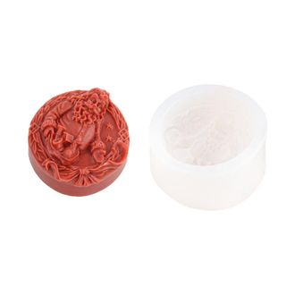 OEM Molde De Silicona Para Velas Navide&ntilde;as - Pap&aacute; Noel De Silicona