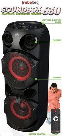 C&A Altavoz Bluetooth Rebeltec Soundbox 630 Tws/fm/usb