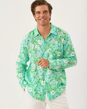 Lilly Pulitzer Mens Stuff Addison Button Down Shirt