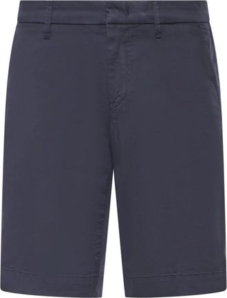 Fay Guru Chino Shorts - Heren - Korte Broeken - Blauw - W31 - Katoen - Korte Broeken