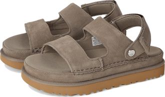 UGG Womens Goldenstar Glide Sandal, Smoke Plume, 4 UK