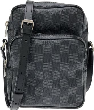 Louis Vuitton Damier Graphite Graphite Coated Canvas Shoulder Bag (Pre-Owned)