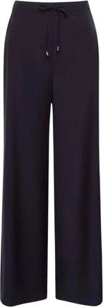 Max Mara Broeken, Dames, Blauw, S, Wijde broek