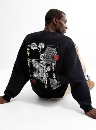 Le 31 Mens Asian treasures sweatshirt Comfort fit