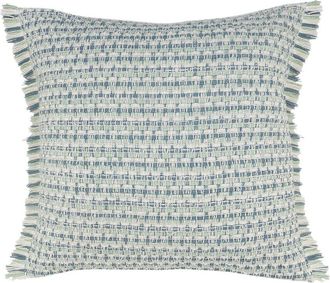 LR Home Lr Home Alton Interwoven Coastal Delight Fringed Throw Pillow