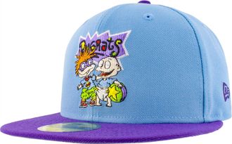 New Era The Rugrats Tommy and Chuckie 59Fifty Fitted Hat (UK, Numeric, 8, Blue)