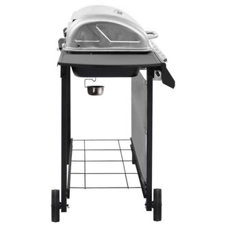 Berkfield Home Gas BBQ Grill with 6 Burners Black & Silver (FR/BE/IT/UK/NL only)