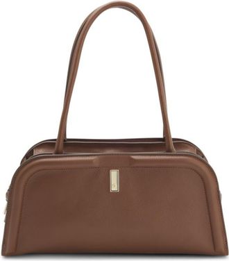 BOSS Leather bowling bag with Double B monogram