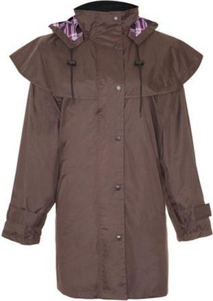 Champion Ladies Country Estate Windsor Waterproof Fabric Lined Riding Coat Brown 18