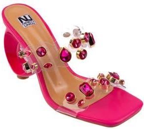 Ninety Union Joyful Embellished Slide Sandal in Fuchsia at Nordstrom Rack, Size 5