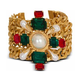 Balmain Barok armband met kettingen en kralen - Dames - Armbanden - Veelkleurig - ONE Size - Accessoires