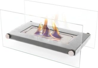 Purline Chimenea De Etanol De Sobremesa En Acero Inox