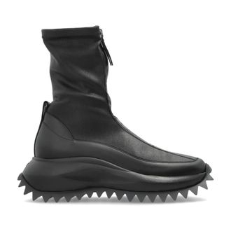 Vic Mati&eacute; Schoenen, Dames, Zwart, 39 EU, Leer, D22 Hardloop enkellaarzen