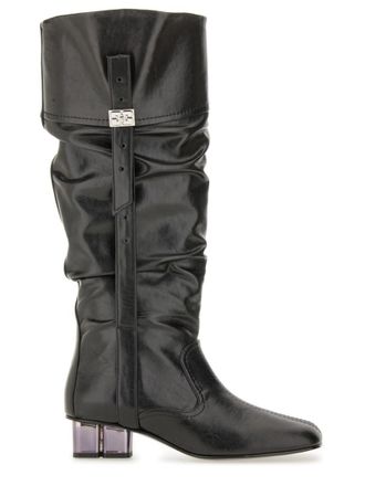 Ganni Black Slouchy Boots