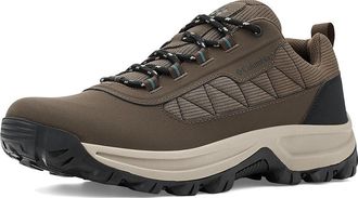 Columbia Transverse Hike Low Mens Shoes Tundra/Everblue : 10.5 D - Medium, Canvas