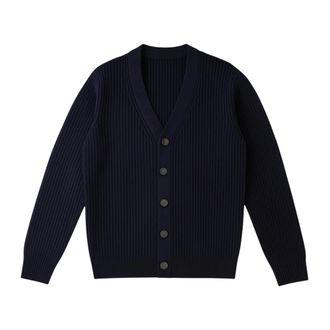 MC2 Saint Barth Cardigans, male, Blue, M, Herrison Knit Cardigan