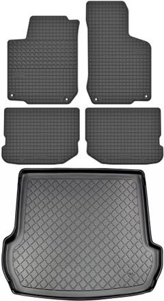 OEM Volkswagen Golf Iv Kombi De 1998 A Mayo De 2007. Juego De Alfombrillas De Goma Para Coche Y Alfombrilla Para Maletero