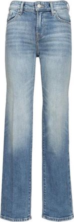 7 For All Mankind Calie Straight Jeans - Dames - Bootcut Jeans - Blauw - W29 - Katoen - Jeans