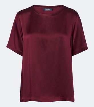 Max Mara T-shirt in satin