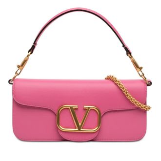 Valentino Pre-owned Valentino Medium Calfskin VLogo Loco Satchel Ladies 16AL19S7PNC0AASD