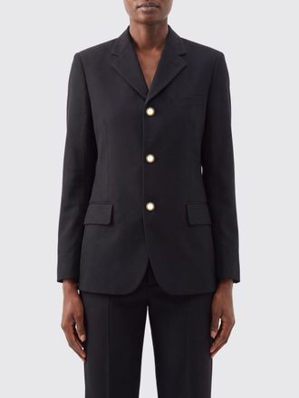 Comme Des Gar&ccedil;ons Blazer monopetto slim fit in cr&ecirc;pe con revers classici