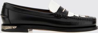 Sebago Mocassini penny Classic Dan in pelle spazzolata con suola in cuoio