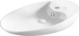 Nova Lavabo appoggio 73.5x39 cm LA28 bianco