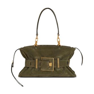 Balmain Tote Bags, female, Green, Size: ONE SIZE Balmain Bags
