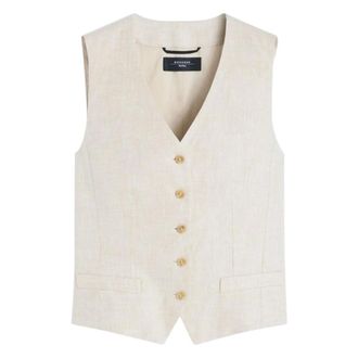 Max Mara Vests, female, Beige, Size: M Gilet
