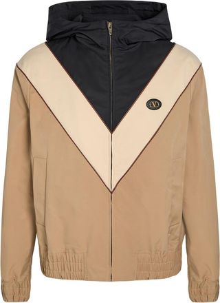Valentino Garavani Vlogo Panelled Hooded Stretch-shell Jacket - Multicoloured 1 - 52 (IT52 / XL)