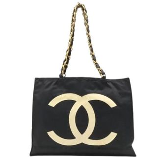 Chanel Pre-owned Bolso Tote de Lona de Nailon con Marca Coco - Pre-owned - Mujer - Negro - ONE SIZE