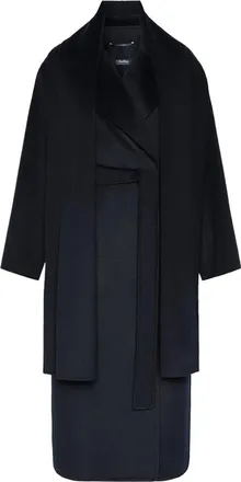 Max Mara Dames, Mantels, Blauw, Maat: M Zijde