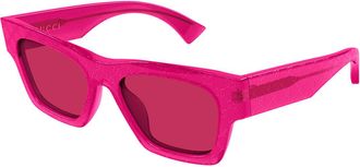 Gucci GG1835S 008 Womens Sunglasses Pink Size 52
