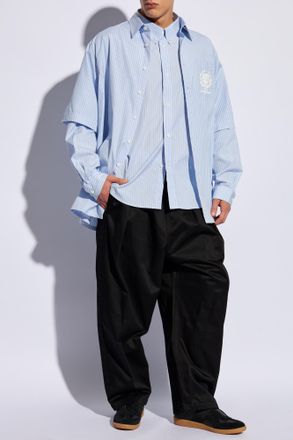 Givenchy Shirt With Logo, Mens, Light Blue