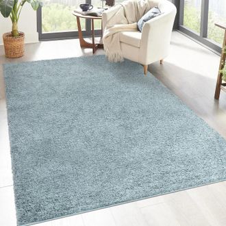 Carpet City Hochflor-Teppich »City Shaggy« rechteckig 30 mm Höhe Auch als Läufer, Langflor, Uni, Shaggy, flauschig-weich