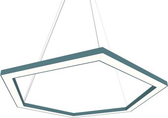 Lumicom Esagono L&aacute;mpara De Techo &Oslash;60 Monocolor Mate