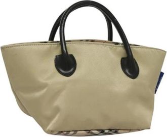Burberry Pre-owned Nylon handbags - Dames - Vintage Handtas - Beige - ONE Size - Nylon - Vintage