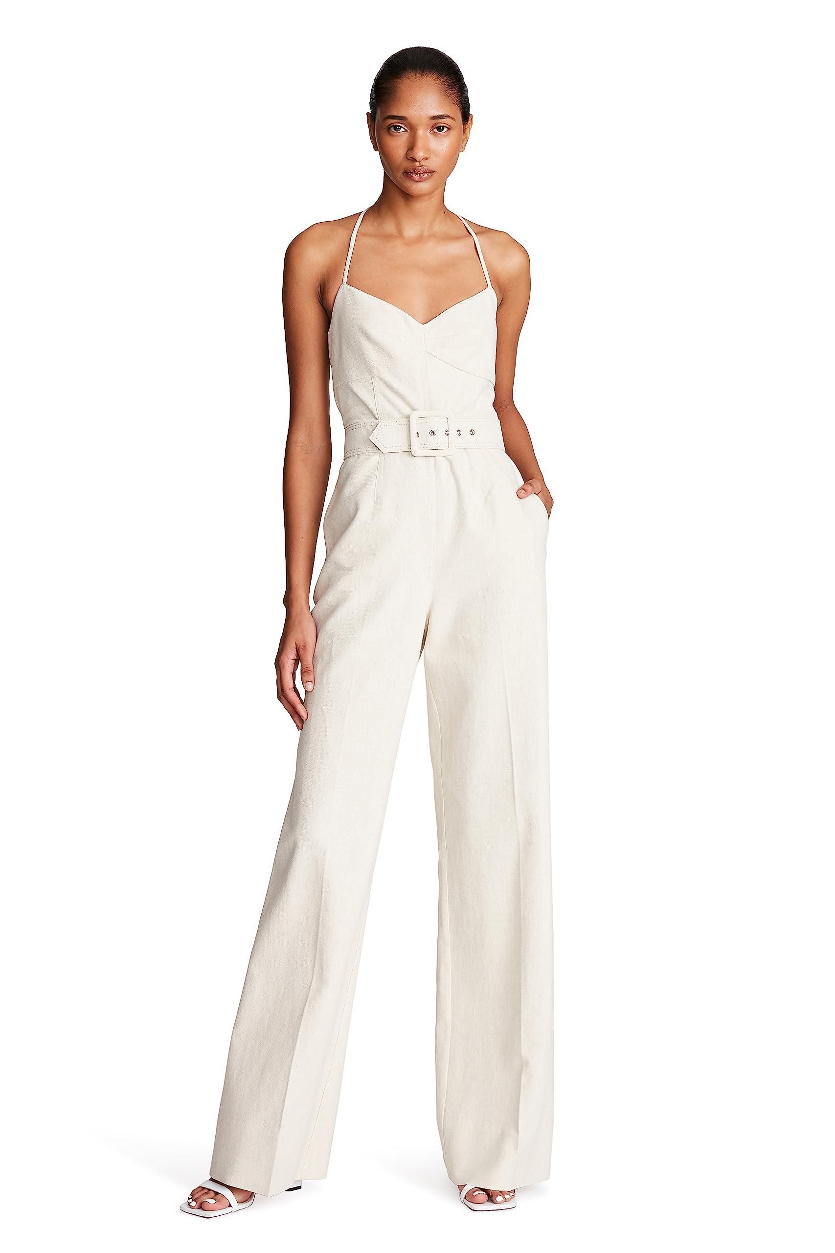 Halston heritage jumpsuit sale clearance