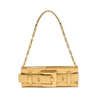 Balmain Mujer, Bolsos, Amarillo, Talla: ONE Size
