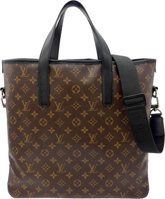 Louis Vuitton Brown Monogram Macassar Monogram Tote Bag (Pre-Owned)