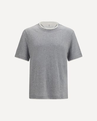 Brunello Cucinelli Short-sleeve cotton T-shirt Male XL