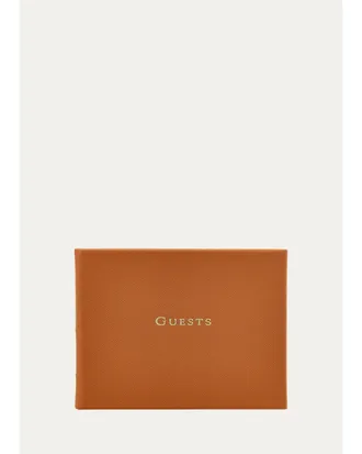 Graphic Image Leather-Bound Guest Book