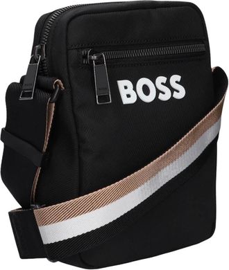 HUGO BOSS Tassen, Heren, Zwart, ONE Size, Polyester, Catch 3.0 NS ZIP