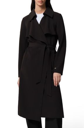 Soia & Kyo Dimitra Trench Coat in Black at Nordstrom, Size X-Large