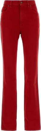 Chlo&eacute; Logo-patch Slim-leg Jeans