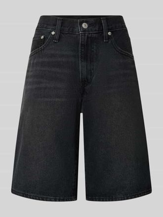 Levi's Regular Fit Jeansshorts aus reiner Baumwolle Modell MIDDY JORT in Black, Gr&ouml;&szlig;e 24