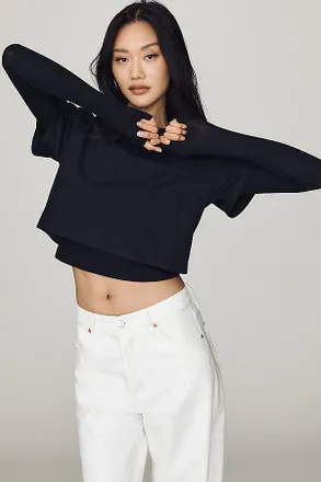 A Gold E Romily 100% Cotton Long-Sleeve Tee