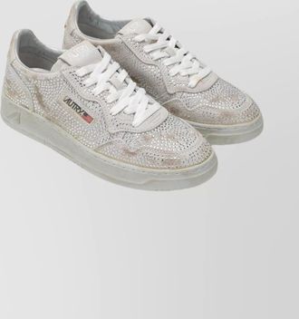 Autry low-top sneakers featuring perforated design