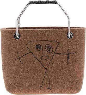 Plan C Mini Shopping Bag - Bags - Mujer - Marr&oacute;n - ONE SIZE